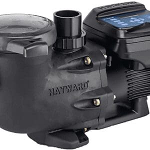 Angled front view of Hayward pump